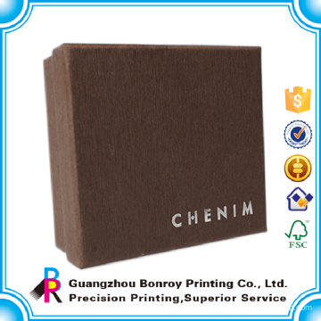 Guangzhou factory high quality custom elegant logo design printing handmade paper chocolate boxes